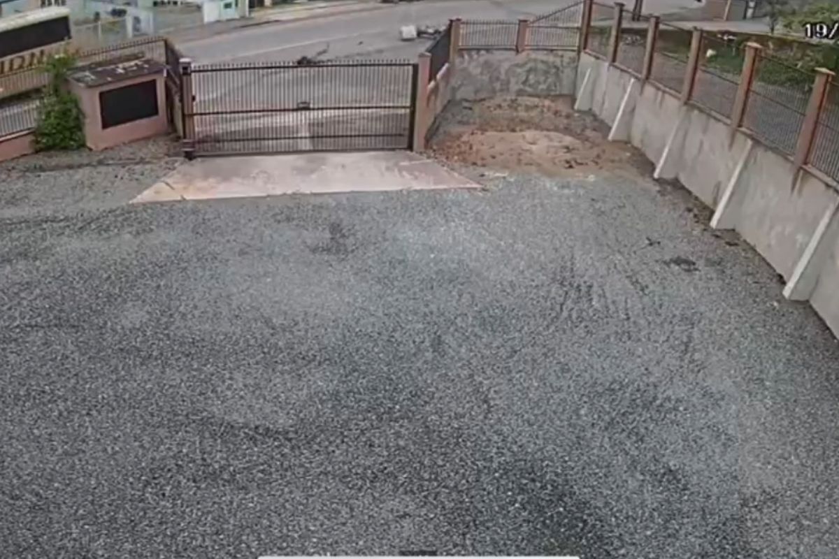 Motociclista é arrastado por cabo em SC e relata o momento do ocorrido