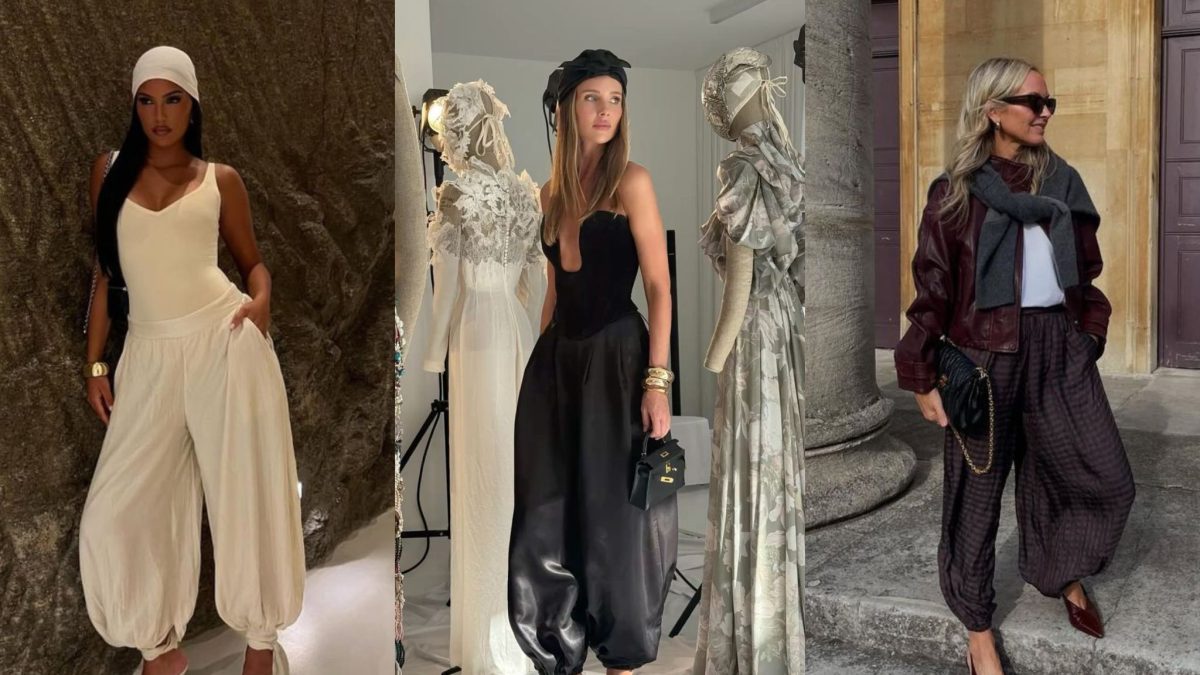 a calça Aladim está de volta e vai dominar o verão