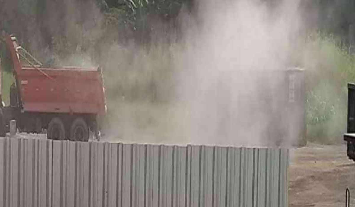 Usina de asfalto ligada à obra da BR-470 vira alvo da Justiça após denúncias de moradores em BlumenauFoto: Divulgação/ND Mais