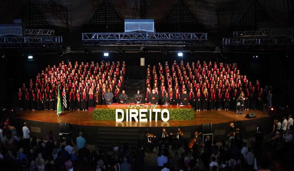 Moraes discursou na USP durante colação de grau do curso de Direito