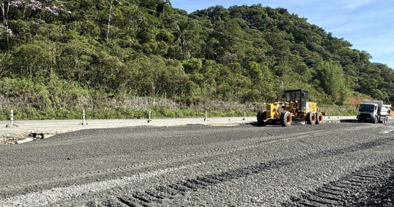 Obras avançam na Serra Dona Francisca - Divulgação/SIE/ND Mais