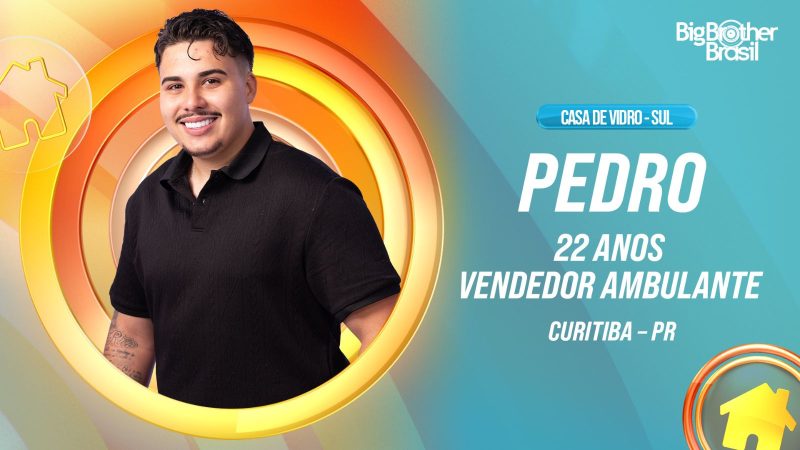 Pedro é participante da região Sul. - Divulgação/Globo/ND Mais