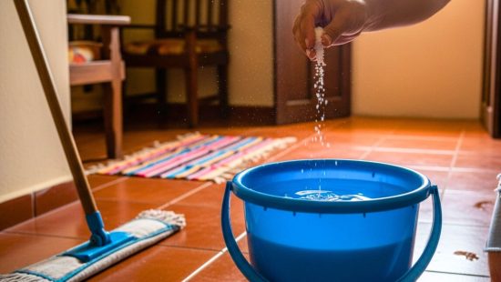 Colocar sal na água para passar pano no chão: como isso ajuda na limpeza