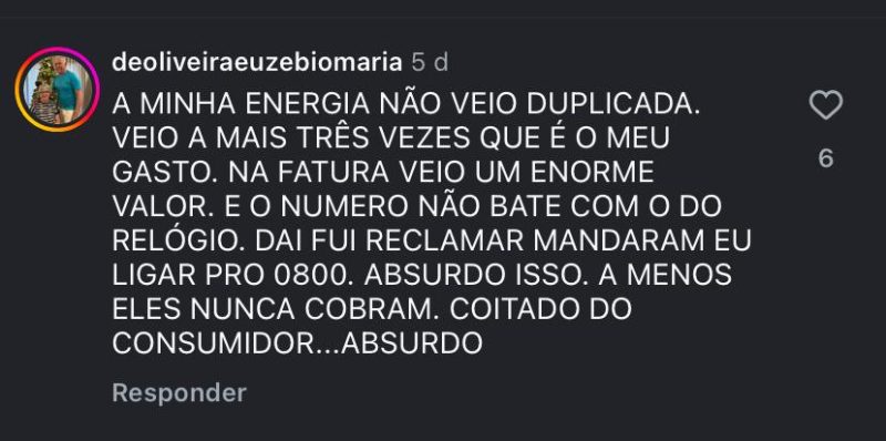 Comentários foram feitos na página do ND Mais no Instagram - Reprodução/@ndmais/Instagram