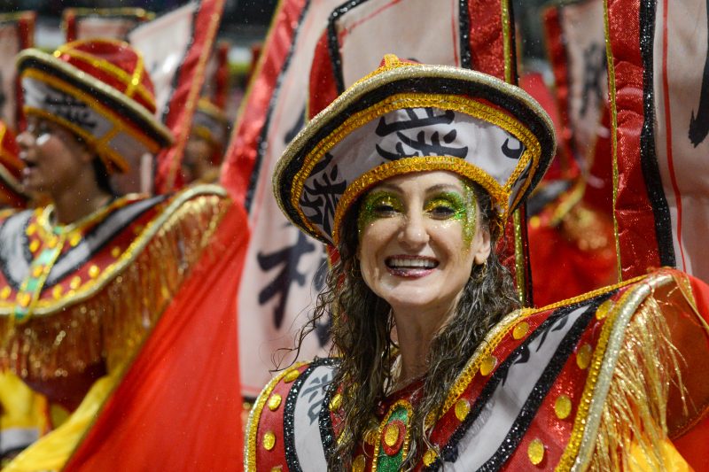 Invenções chinesas também tiveram destaque no desfile da União da Ilha da Magia - Alan Pedro/Jornal ND/ND Mais