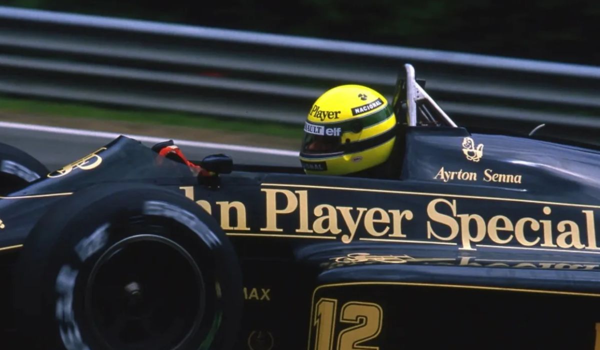 Ayrton Senna fez história na LotusFoto: RM Sotheby/Reprodução/ND Mais