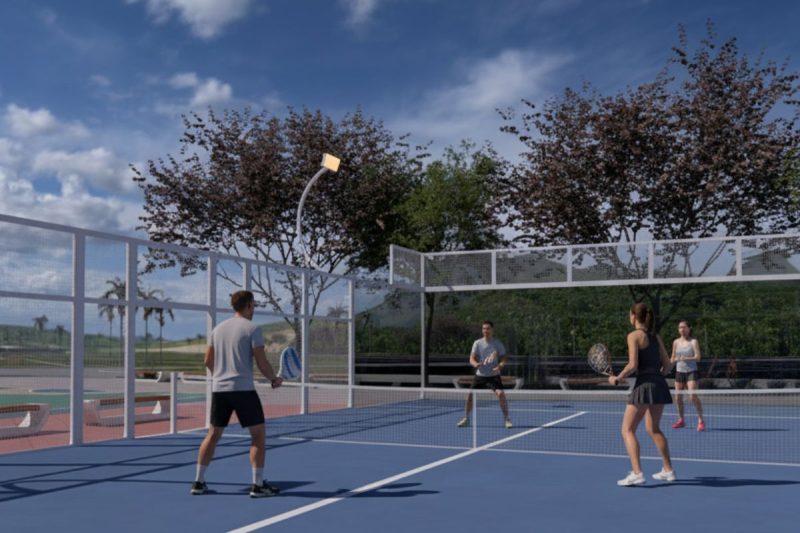 No local haverá espaços de uso comum, como ciclovias, trilhas de caminhada e quadras poliesportivas - Divulgação/ABecker/ND Mais