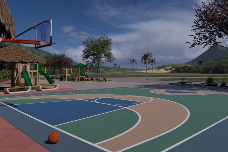 No local haverá espaços de uso comum, como ciclovias, trilhas de caminhada e quadras poliesportivas - Divulgação/ABecker/ND Mais