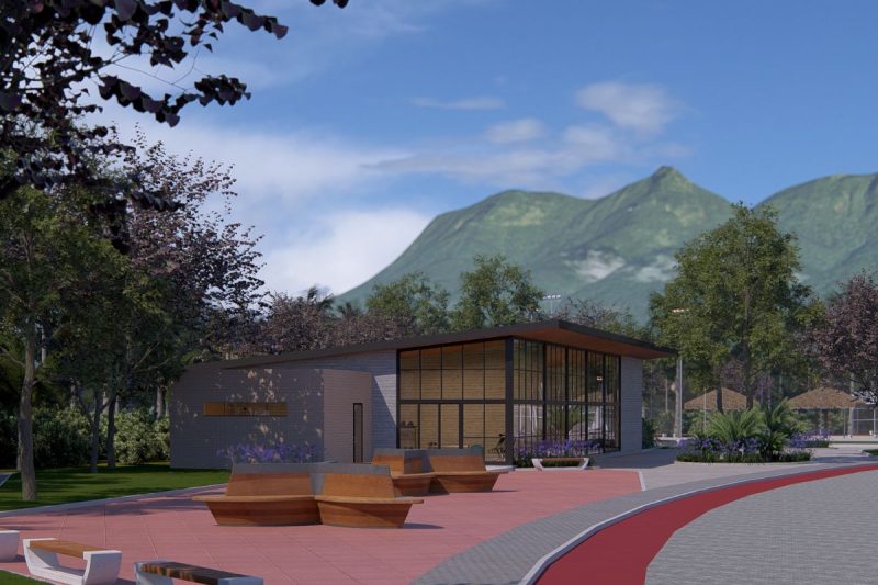 No local haverá espaços de uso comum, como ciclovias, trilhas de caminhada e quadras poliesportivas - Divulgação/ABecker/ND Mais