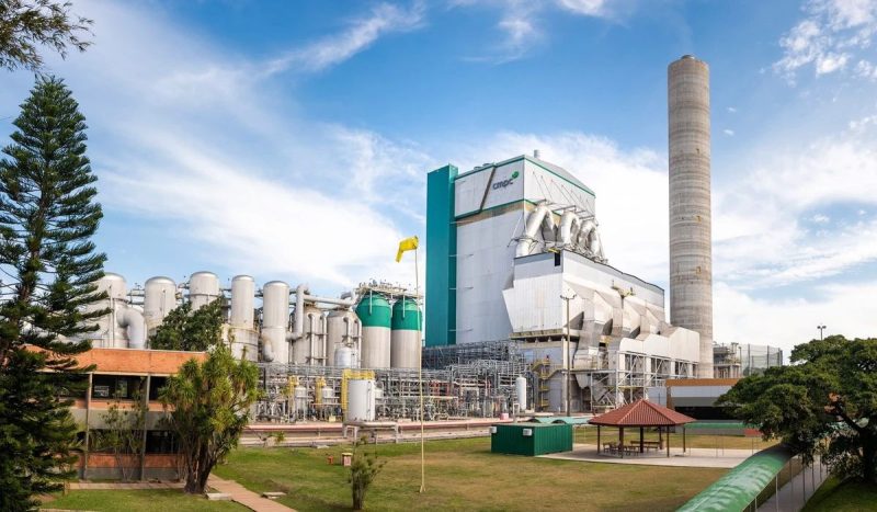 Gigante chilena já opera fábrica de celulose em Guaíba, com capacidade anual de 2,4 milhões de toneladas - Divulgação/CMPC/ND Mais