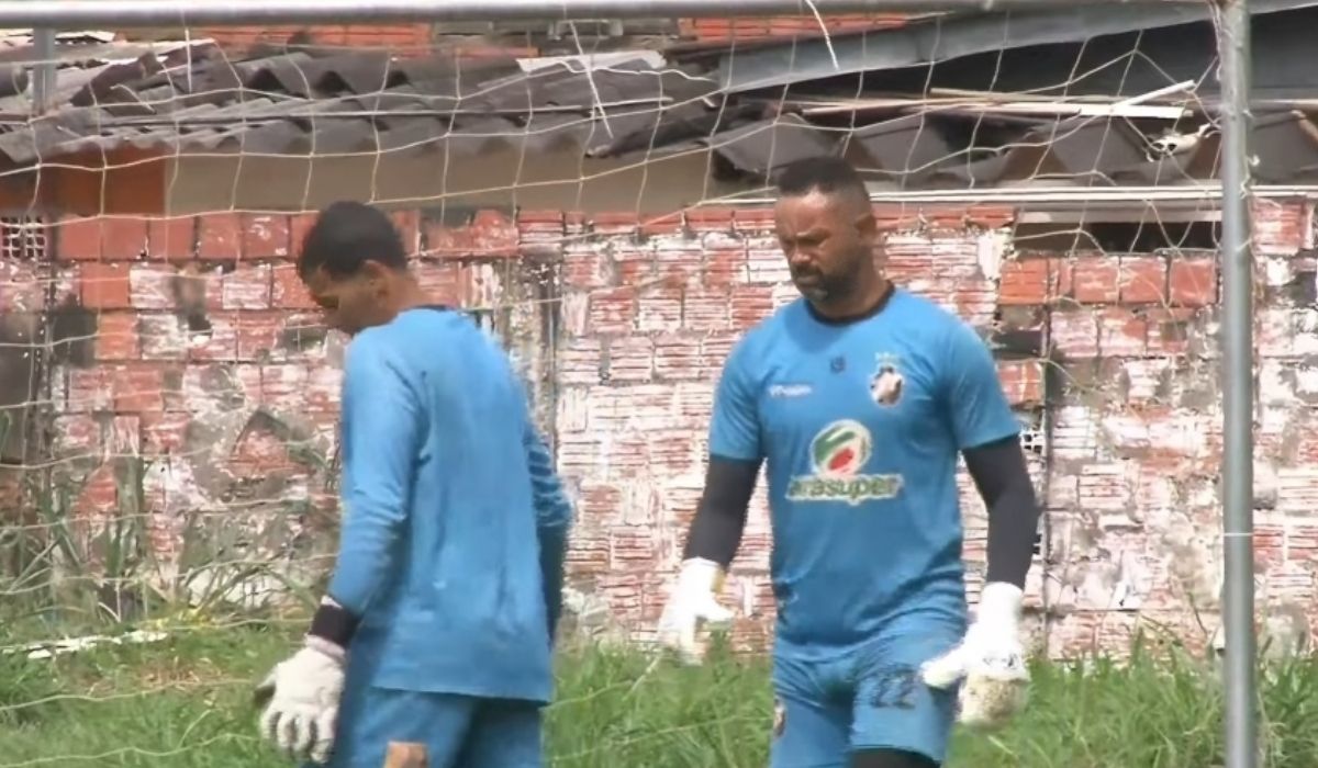 Goleiro Bruno atuou no Vasco-AC por apenas um jogoFoto: Reprodução/TV 5/ND Mais