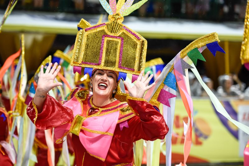 Alegria percorreu a Passarela Nego Quirido no desfile da Jardim das Palmeiras - Mafalda Press/ND Mais