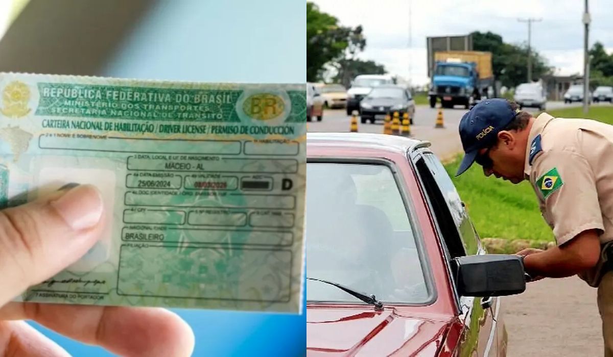 Pela nova regra, a multa para motoristas com CNH em 2026 ocorre apenas pelo vencimento do prazo legalFoto: Montagem feita com imagens da internet e da Agência Brasil/ND Mais