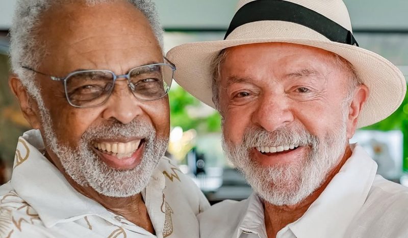 Lula almoça com Gilberto Gil e Caetano Veloso em Salvador após agenda do PT - Ricardo Stuckert/Reprodução/ND Mais