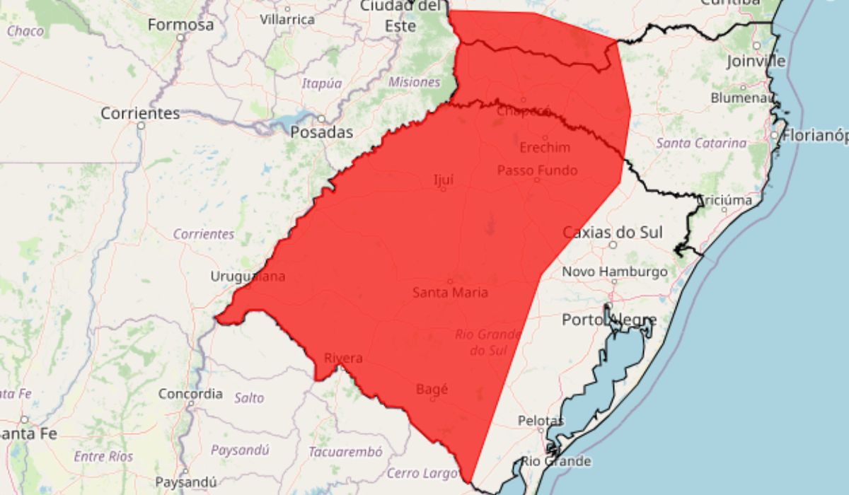 onda de calor no Rio Grande do Sul, Santa Catarina e Paraná
