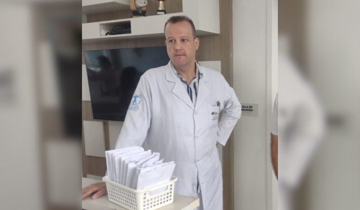 O médico Lucas Saldanha Ortiz
