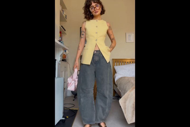 O sucesso da calça barril mostra como novas proporções estão dominando a moda - Pinterest/ND Mais