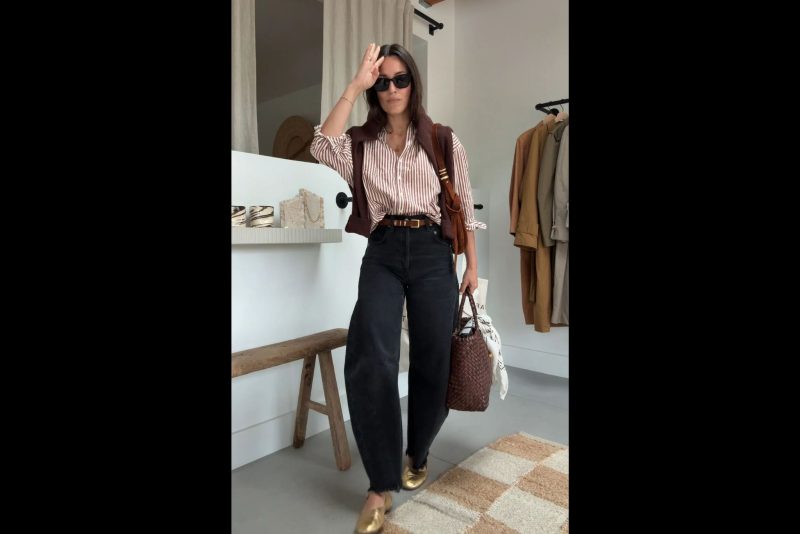A calça barril quebra a monotonia dos looks urbanos - Pinterest/ND Mais