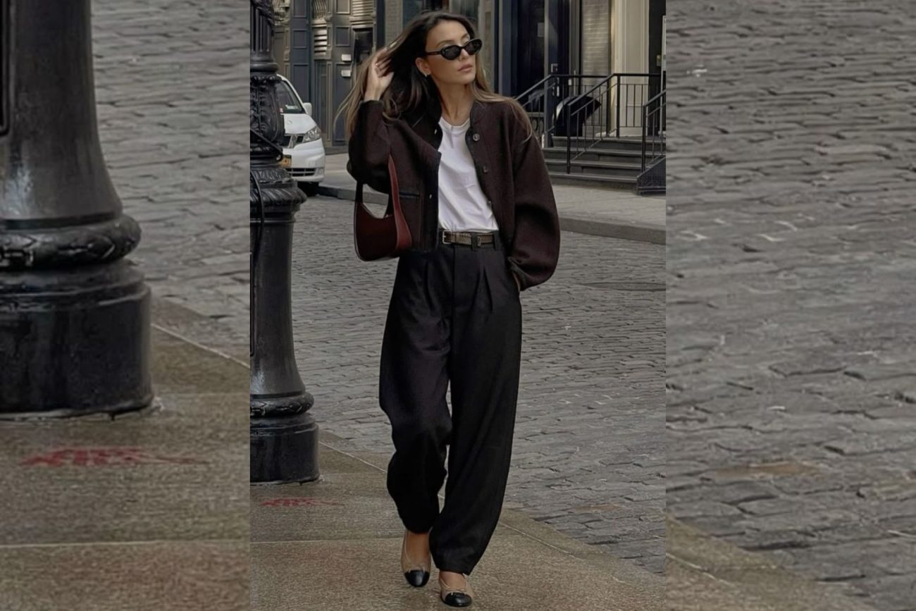 O volume lateral da calça barril cria impacto visual imediatoFoto: Pinterest/ND Mais