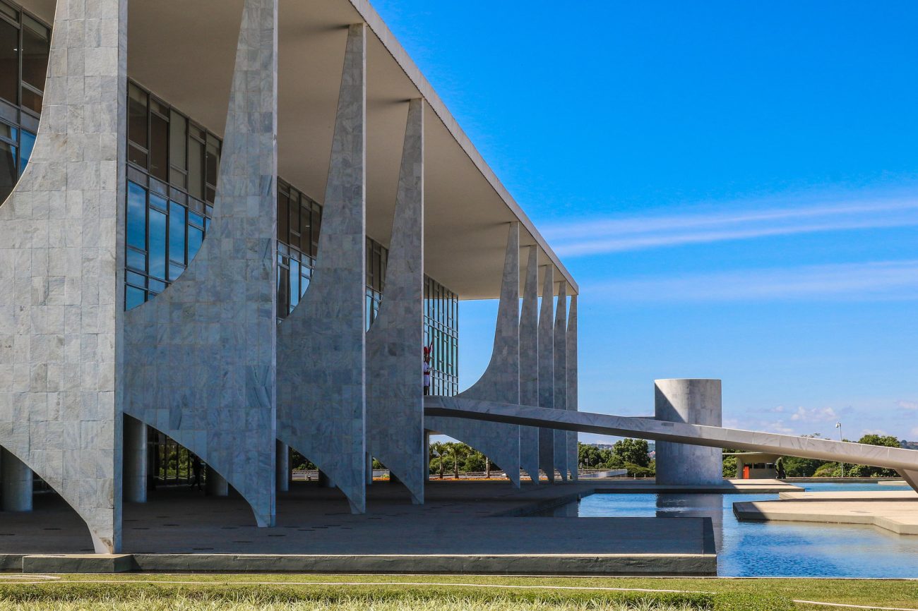 Palácio do Planalto, em Brasília, onde fica o Presidente da República