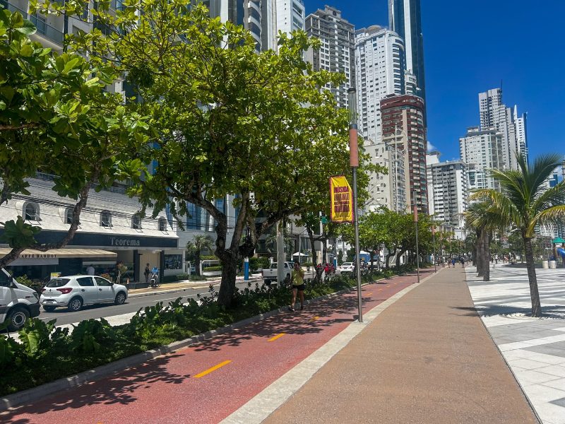 Nova orla da Praia Central de Balneário Camboriú - Divulgação/Prefeitura de Balneário Camboriú/ND Mais