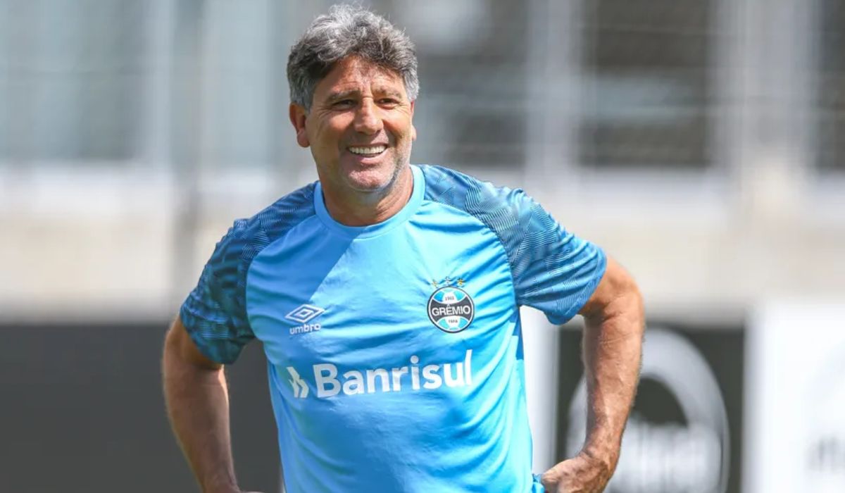 Renato Gaúcho, ex-técnico e ídolo do Grêmio.
