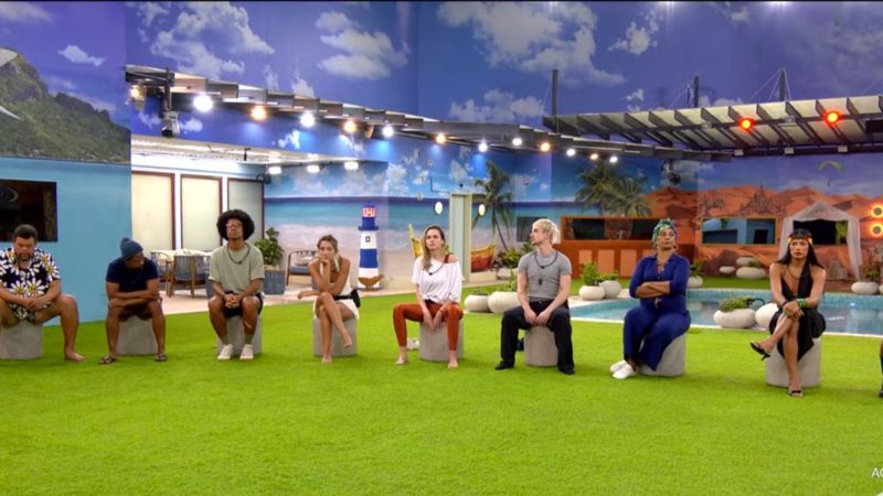 Todos os brothers participaram da dinâmica. - Reprodução/Globo