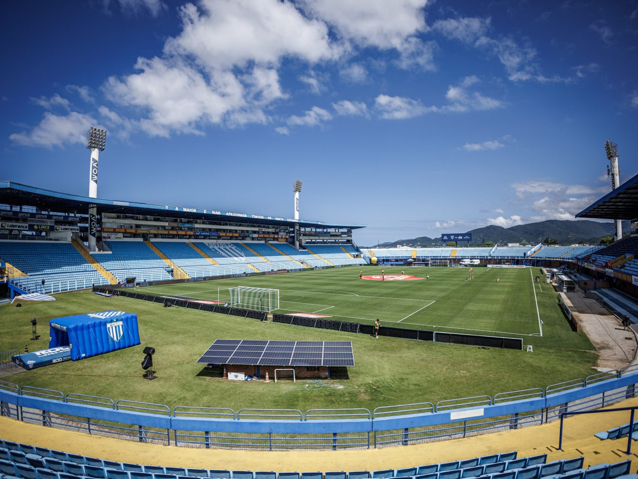 Avaí recebe o Fortaleza na Série B Foto: Fabiano Rateke/AFC/ND