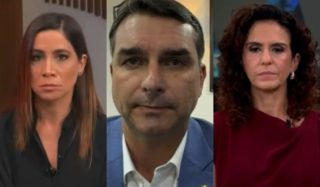 ‘Ela que manda’: entrevista de Flávio Bolsonaro acaba em ‘climão’ entre apresentadoras da Globo