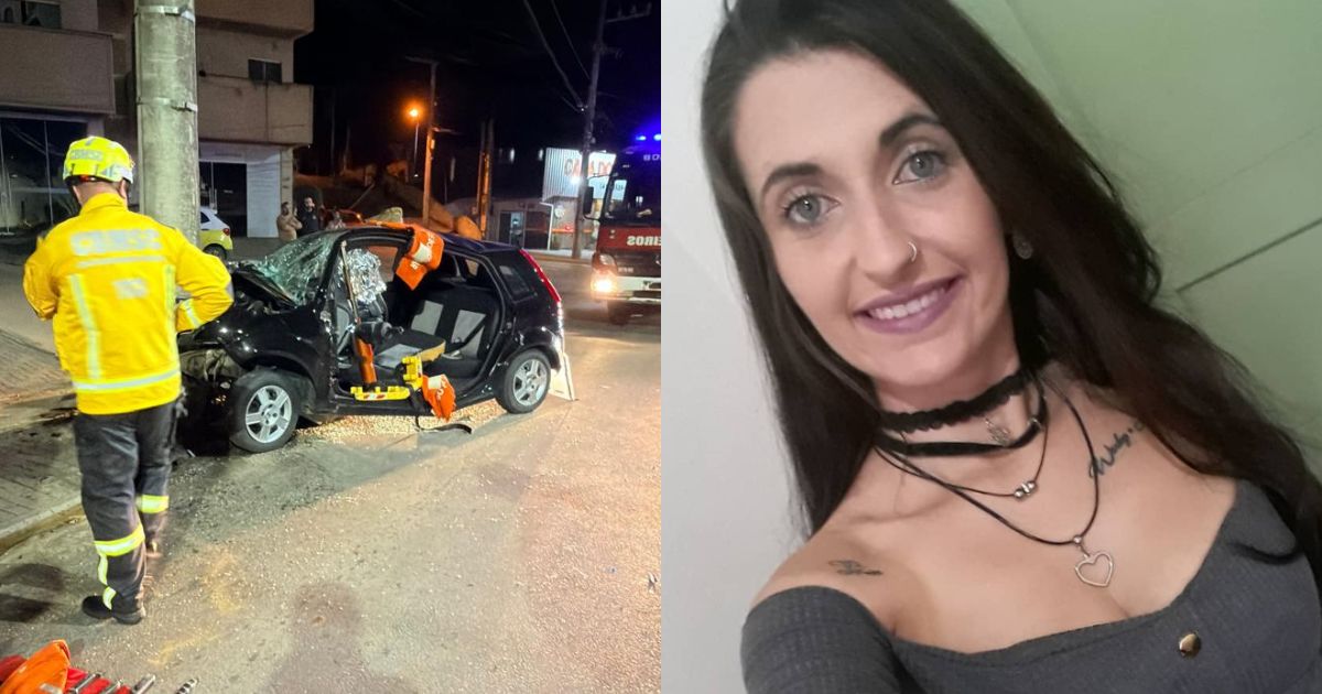 Homem morre ao bater em poste no mesmo local onde mulher morreu um dia antes em Rio do Sul