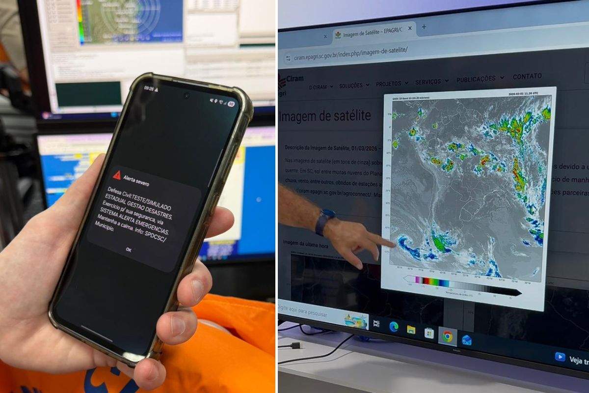 Alerta emergencial, Defesa Civil, simulado