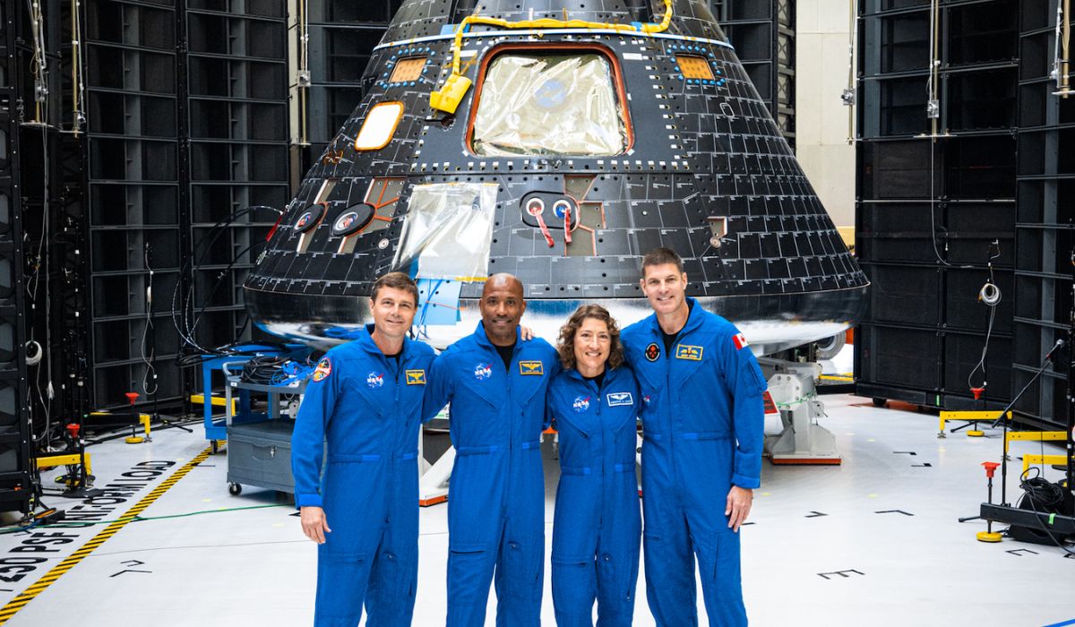 Victor Glover, Christina Koch, Reid Wiseman e Jeremy Hansen
