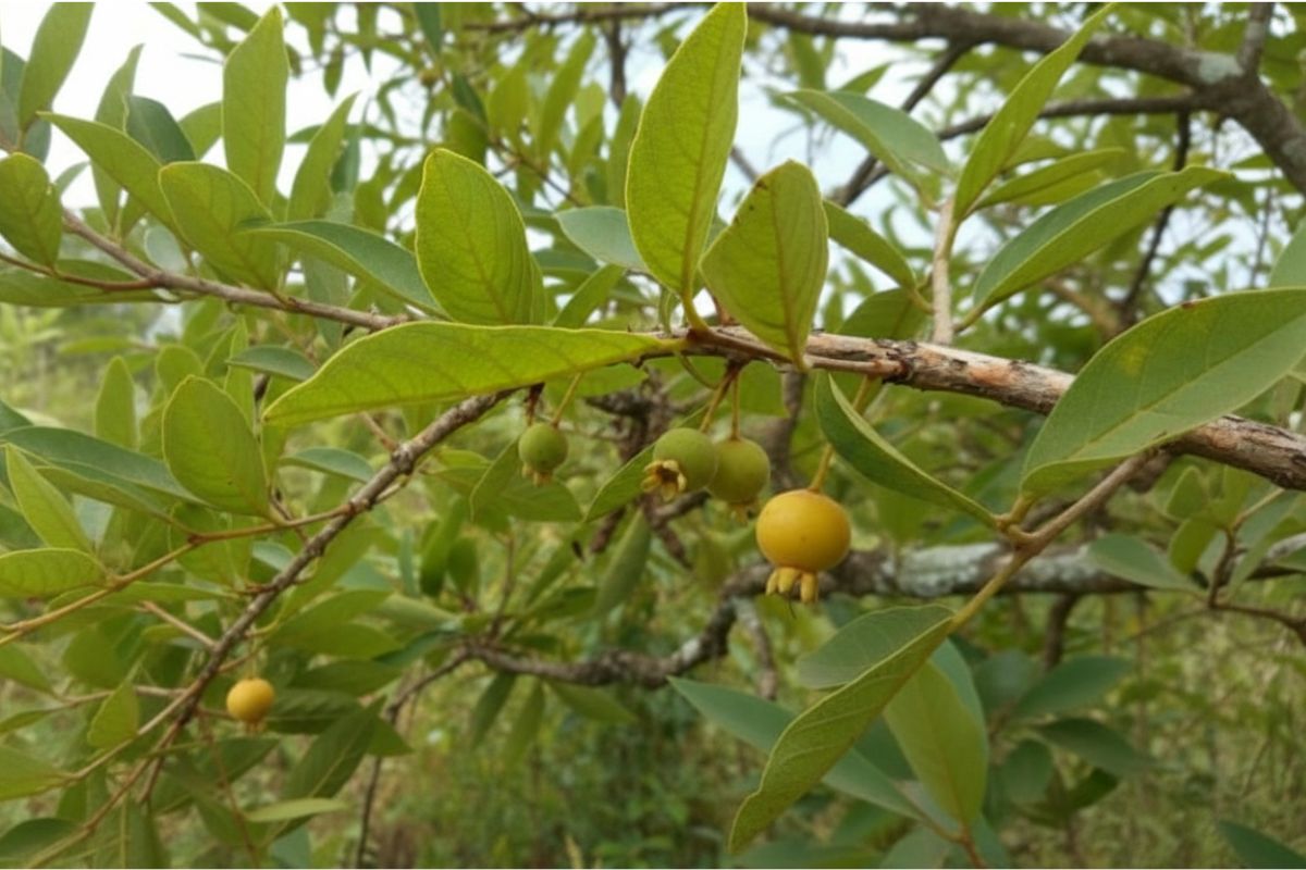Espécie Campomanesia xanthocarpa, nome científico da guabiroba