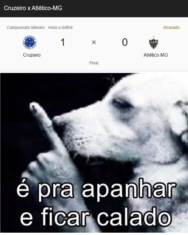 Vice do Atlético-MG motivou piadas na web - Reprodução/ND Mais