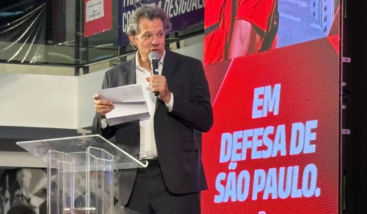 Evento de lançamento da candidatura de Fernando Haddad Foto: Giovanna Pacheco/ND Mais