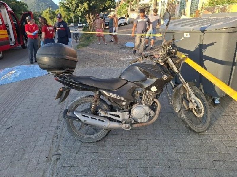 Acidente ocorreu no bairro Taboão, em Rio do Sul - Divulgação/PMSC/ND Mais