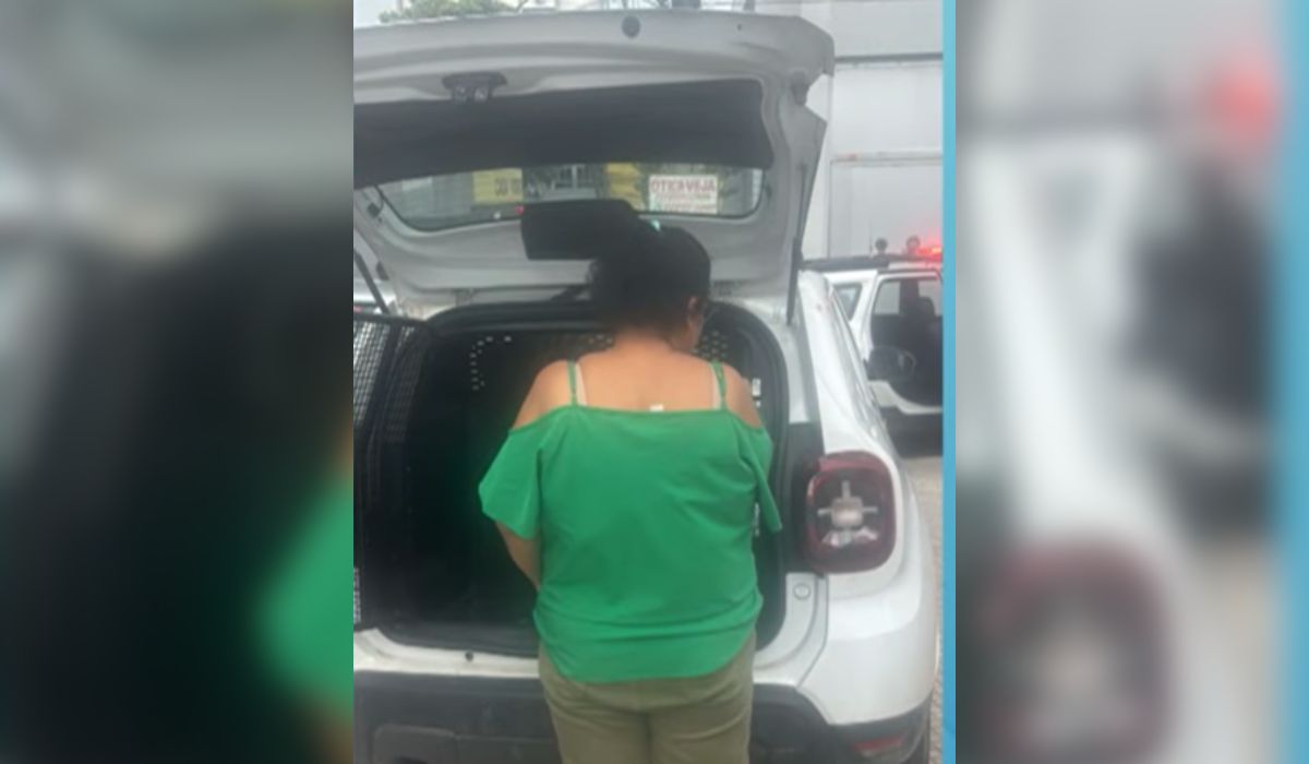 Mulher suspeita era cuidadora do idosoFoto: R7/Reprodução/ND Mais