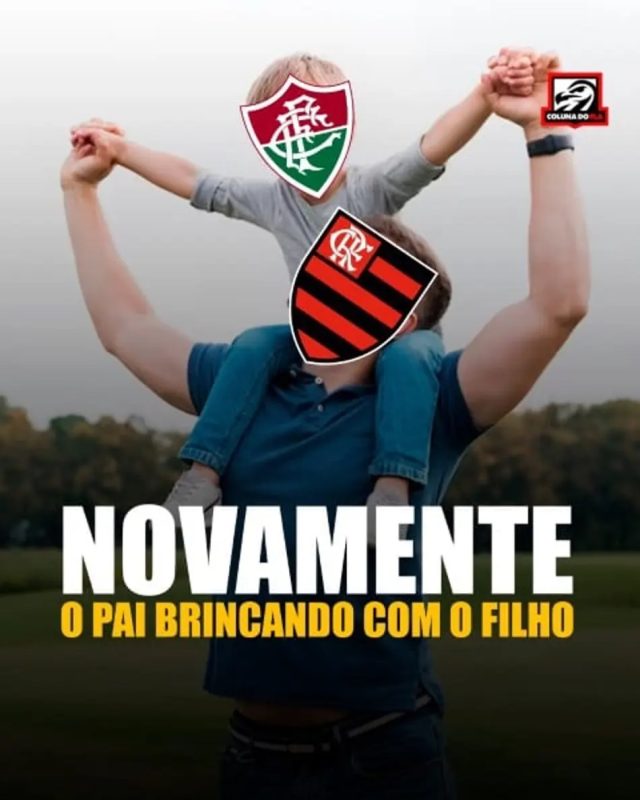 Fluminense foi alvo de brincadeiras pelo título do Flamengo - Reprodução/ND Mais
