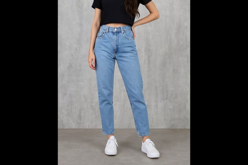 O jeans de cintura alta da Guess é um marco do design dos anos 90, unindo a estética urbana ao status de peça de coleção - Reprodução/ND Mais