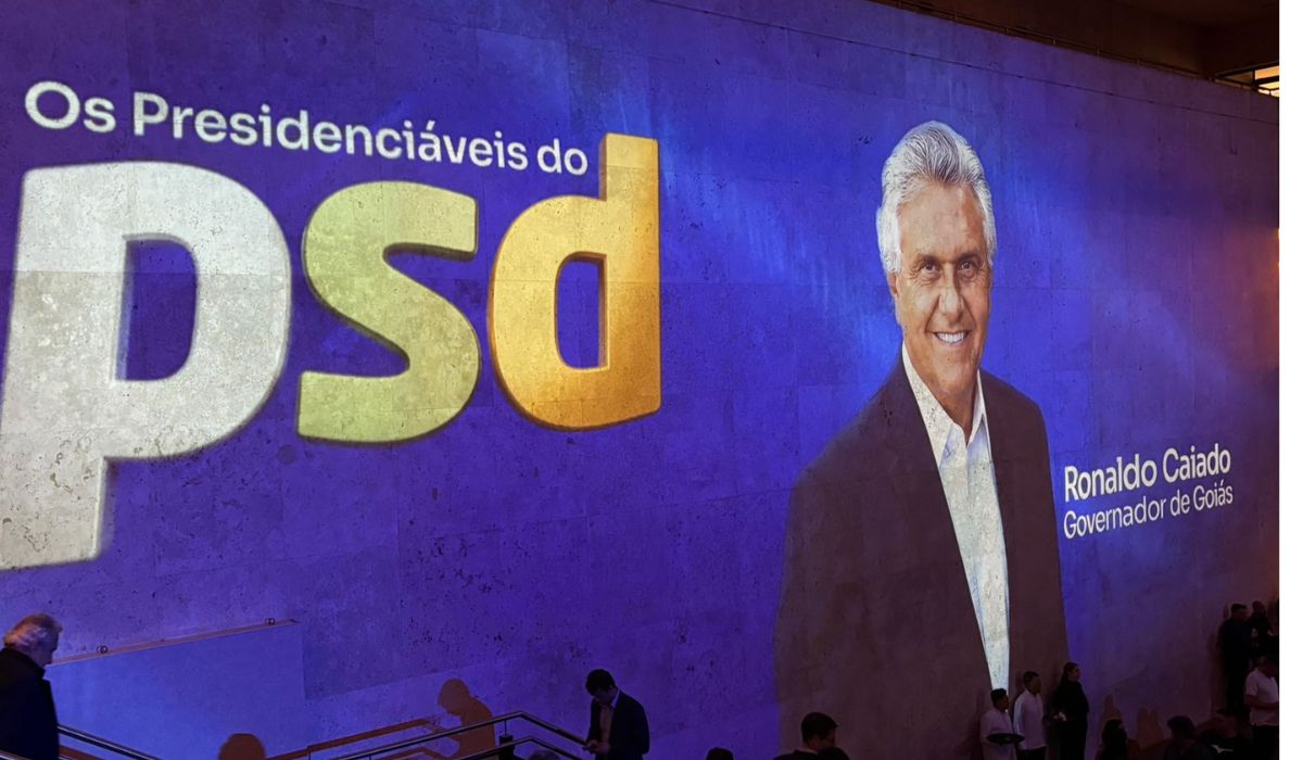 “Nem Lula, nem Bolsonaro”: presidente do PSD defende candidatura de Caiado em almoço com empresários Foto: Giovanna Pacheco/ND Mais