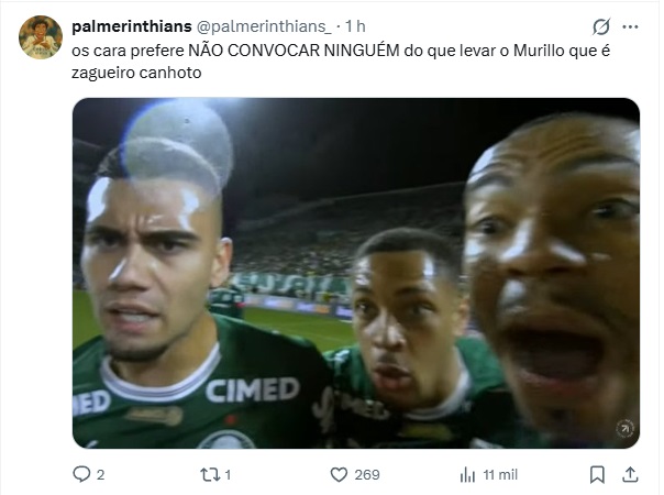 Torcedores reagiram à decisão de Ancelotti após corte de Gabriel Magalhães - X/Repordução/ND Mais