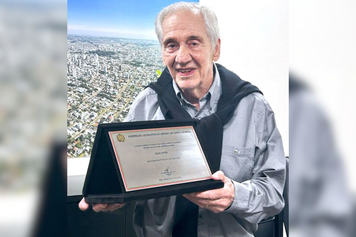 Plinio Ritter foi referência no jornalismo político e atuou em rádio, TV e campanhas eleitorais em SC.