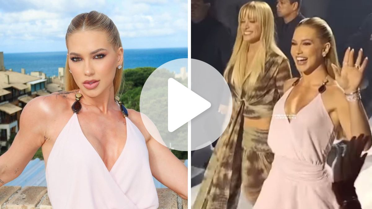 VÍDEO: Virginia Fonseca desembarca em Florianópolis e participa de desfile de luxo