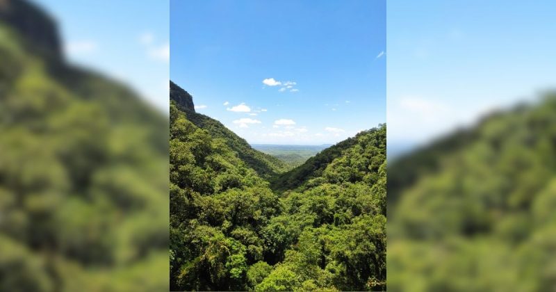 Cachoeira do Cantão é considerada uma das mais visitadas da cidade - Divulgação/ND Mais