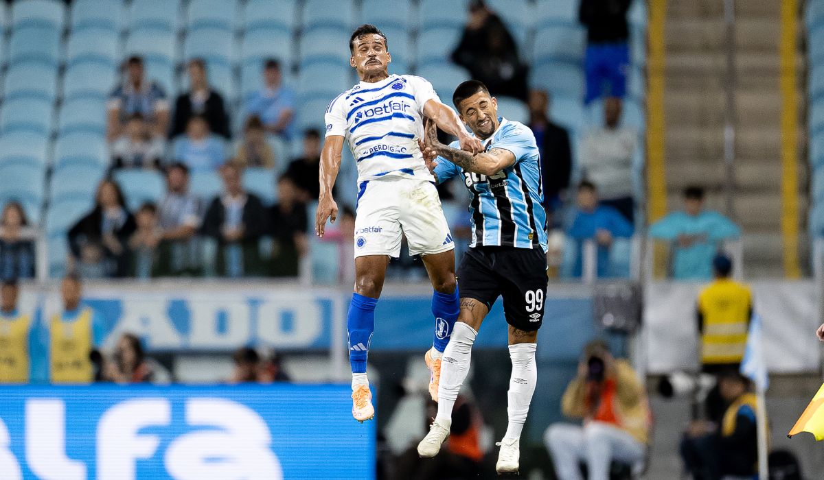 Último Cruzeiro x Grêmio foi com vitória mineira fora de casaFoto: Lucas Bubols/Cruzeiro/Divulgação/ND Mais