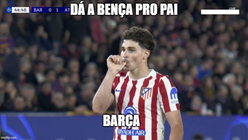 Vitória do Atlético de Madrid resultou em provocações direcionadas ao Barcelona - Reprodução/ND Mais