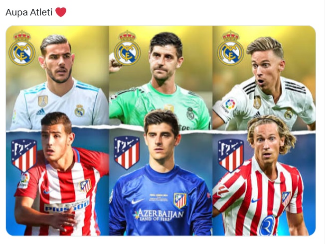 Vitória do Atlético de Madrid resultou em provocações direcionadas ao Barcelona - Reprodução/ND Mais
