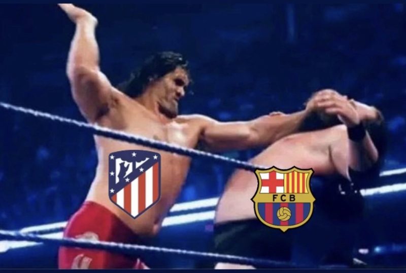 Vitória do Atlético de Madrid resultou em provocações direcionadas ao Barcelona - Reprodução/ND Mais