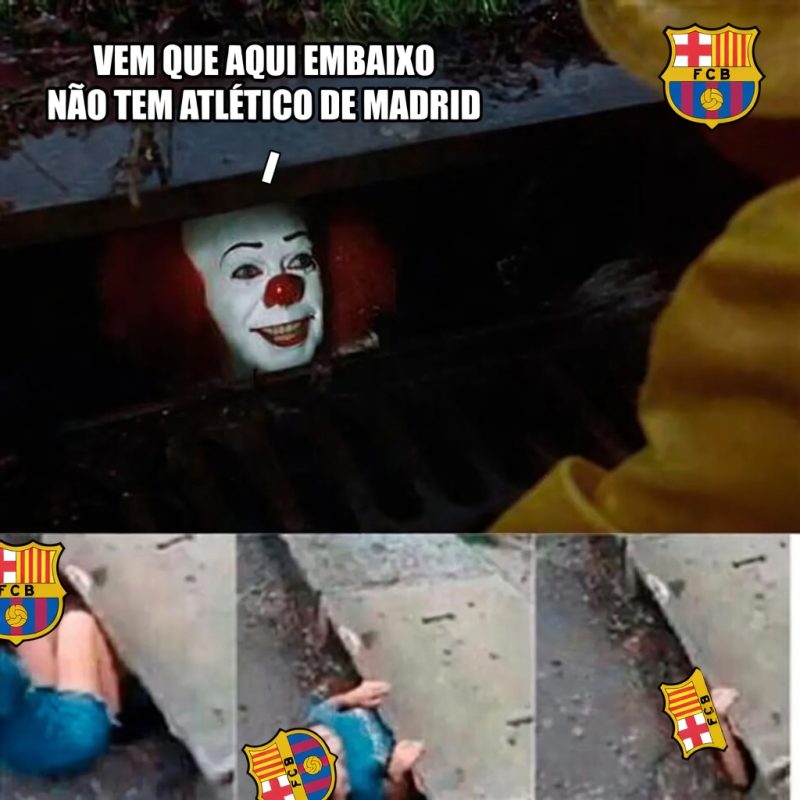 Eliminação do Barça na Champions League motivou piadas na web - Reprodução/ND Mais