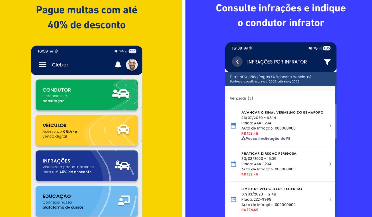 CNH digital reduz filas, elimina papel e facilita serviços do DetranFoto: Divulgação/Google Play/ND Mais